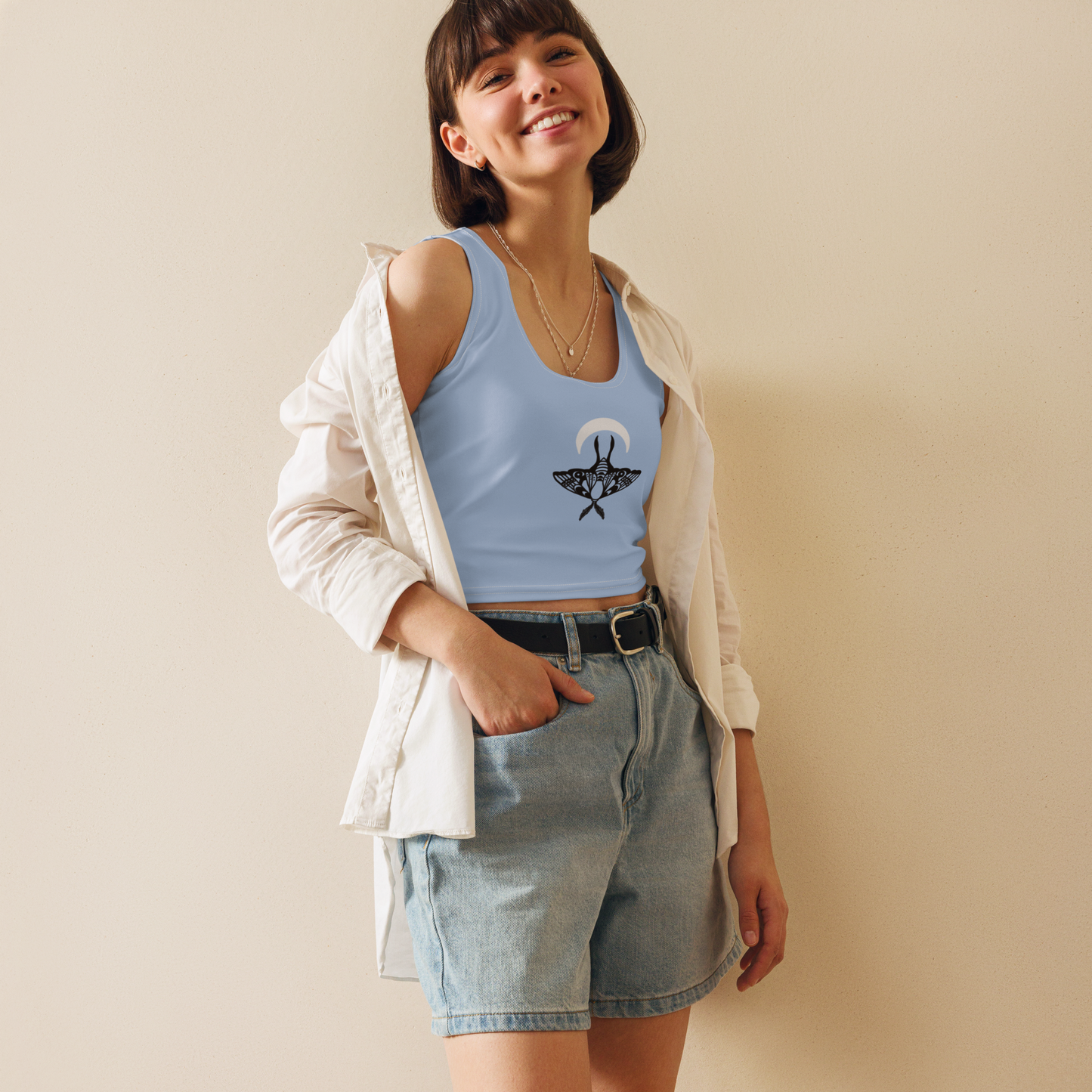 Moon Moth Crop Tank