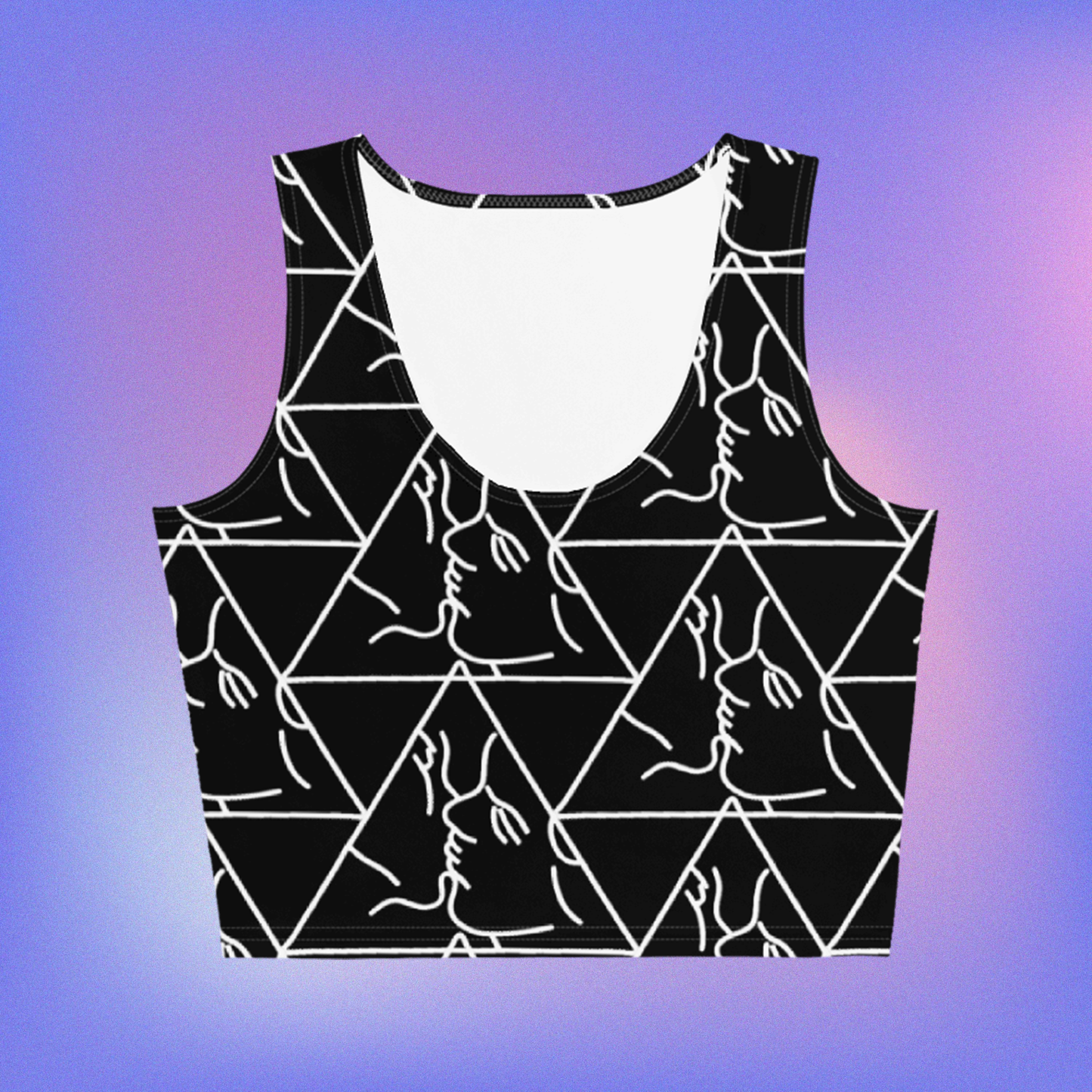 Triangle Kiss Crop Tank