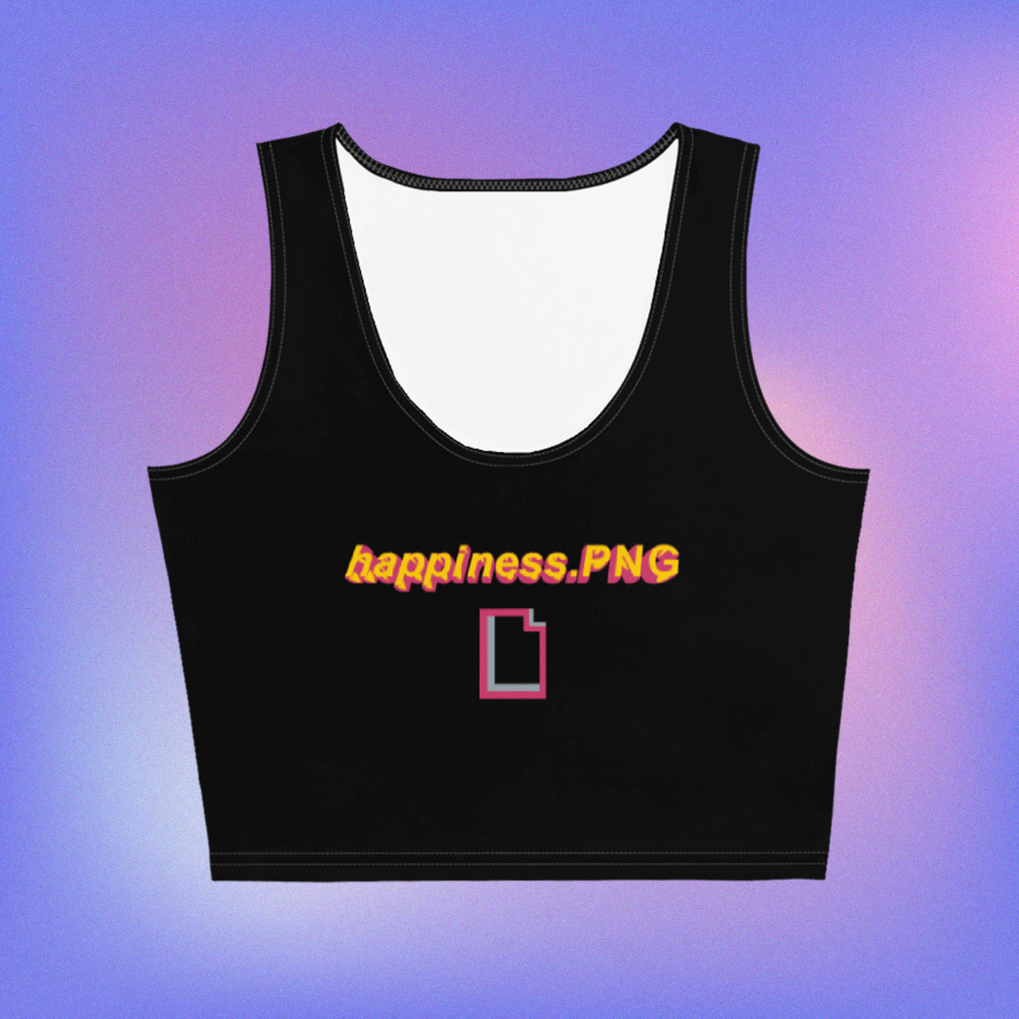 happiness.PNG Crop Tank