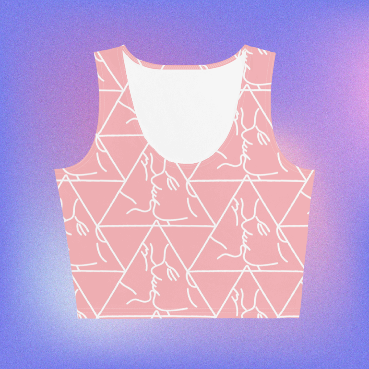 Triangle Kiss Crop Tank