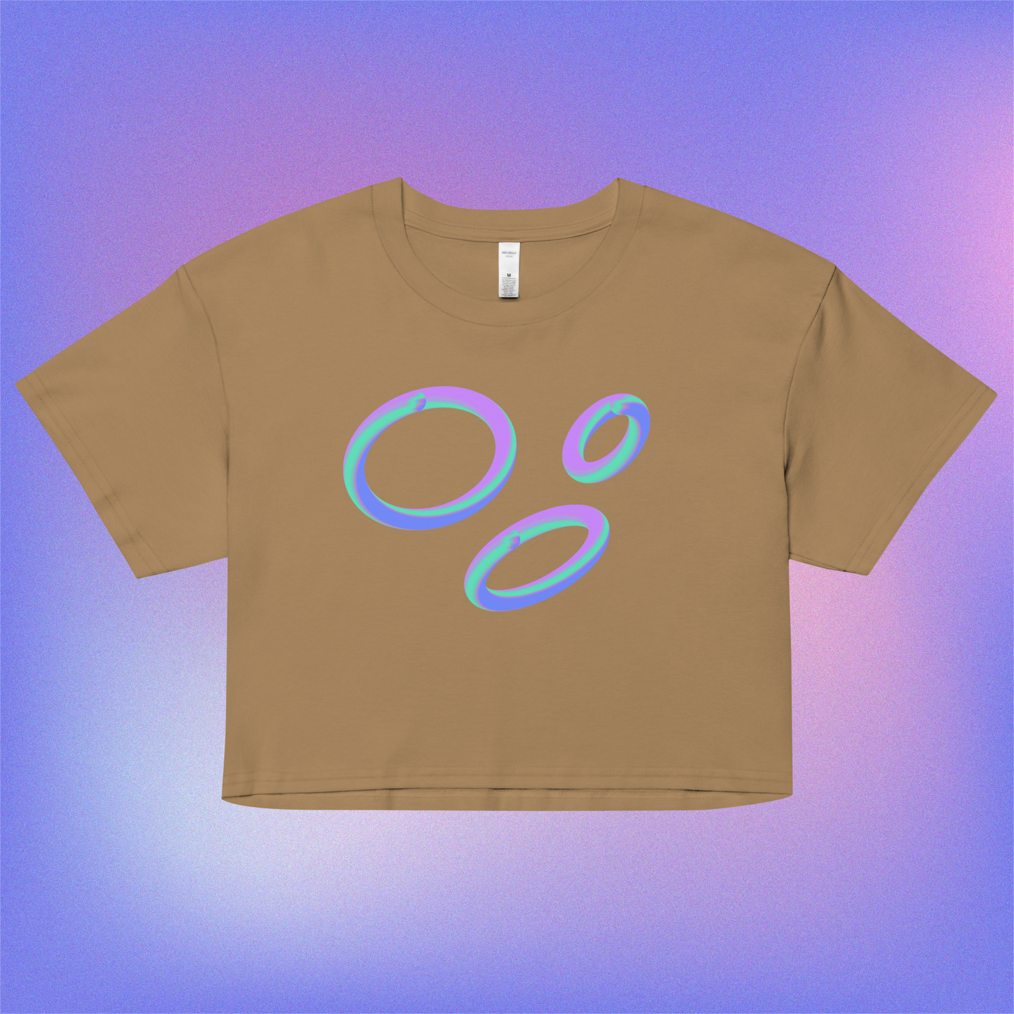 Bubble Rings Crop Top