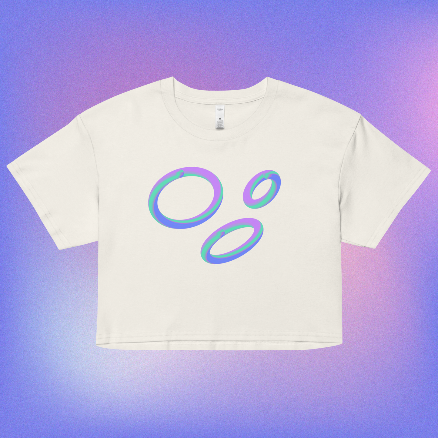 Bubble Rings Crop Top