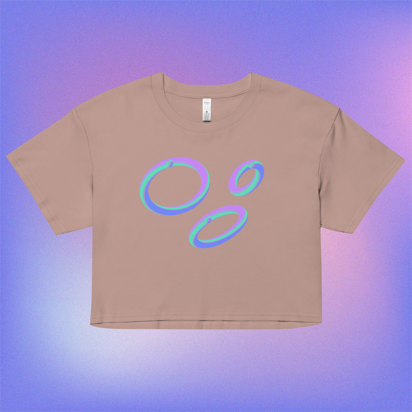 Bubble Rings Crop Top