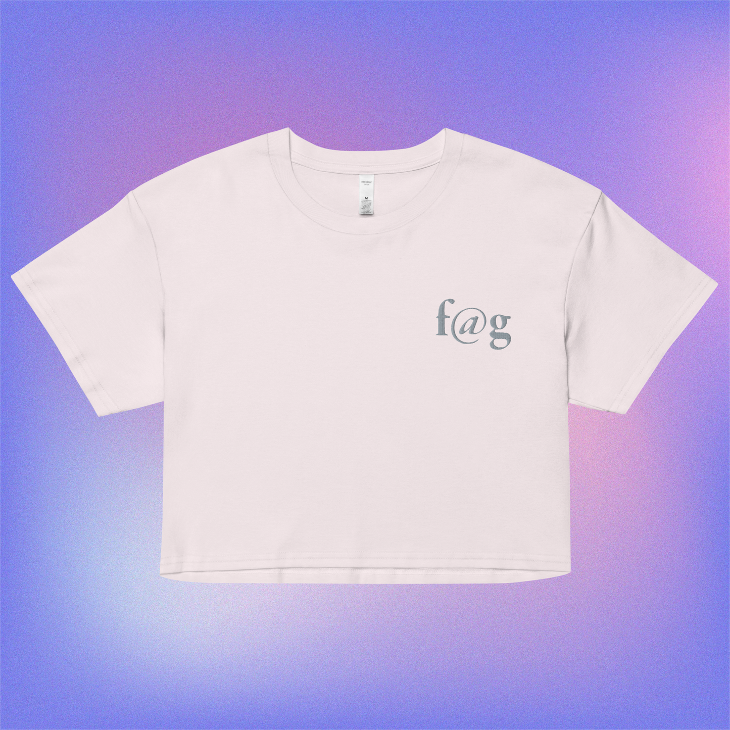 f@g Embroidered Crop Top