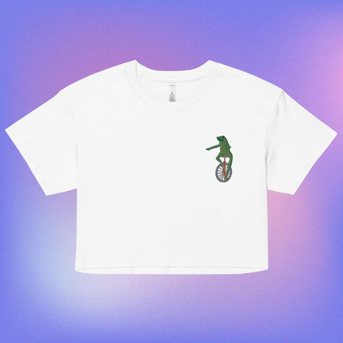 Dat Boi Embroidered Crop Top