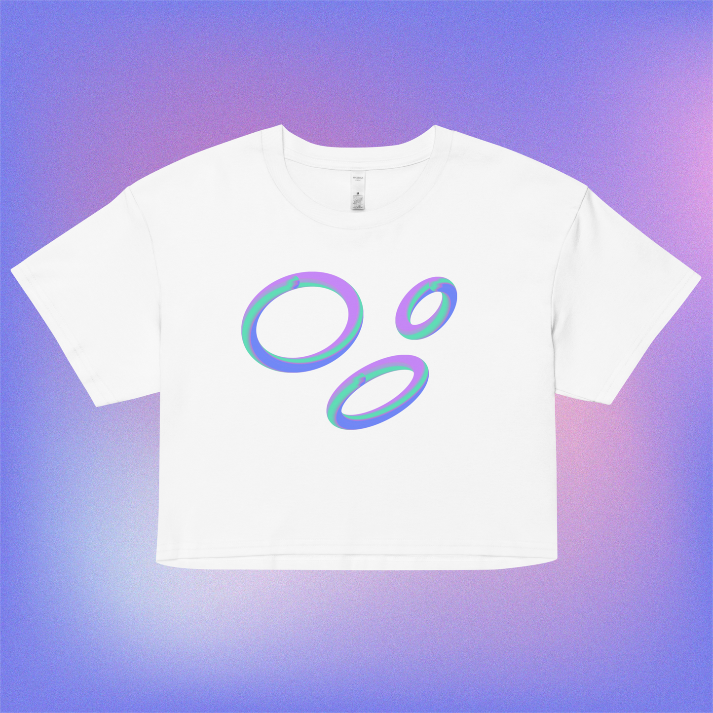 Bubble Rings Crop Top