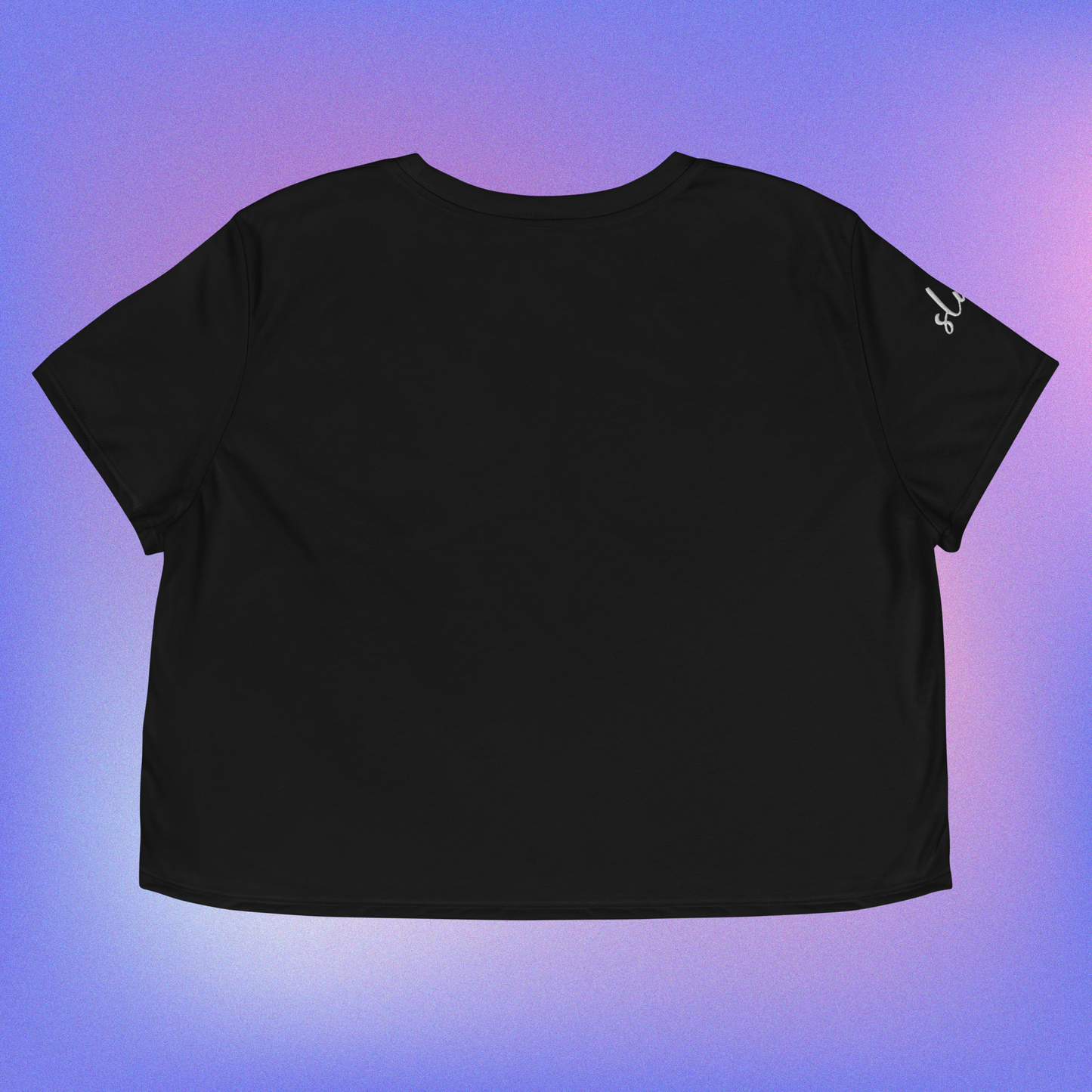 Subtle Slut Embroidered Crop Top