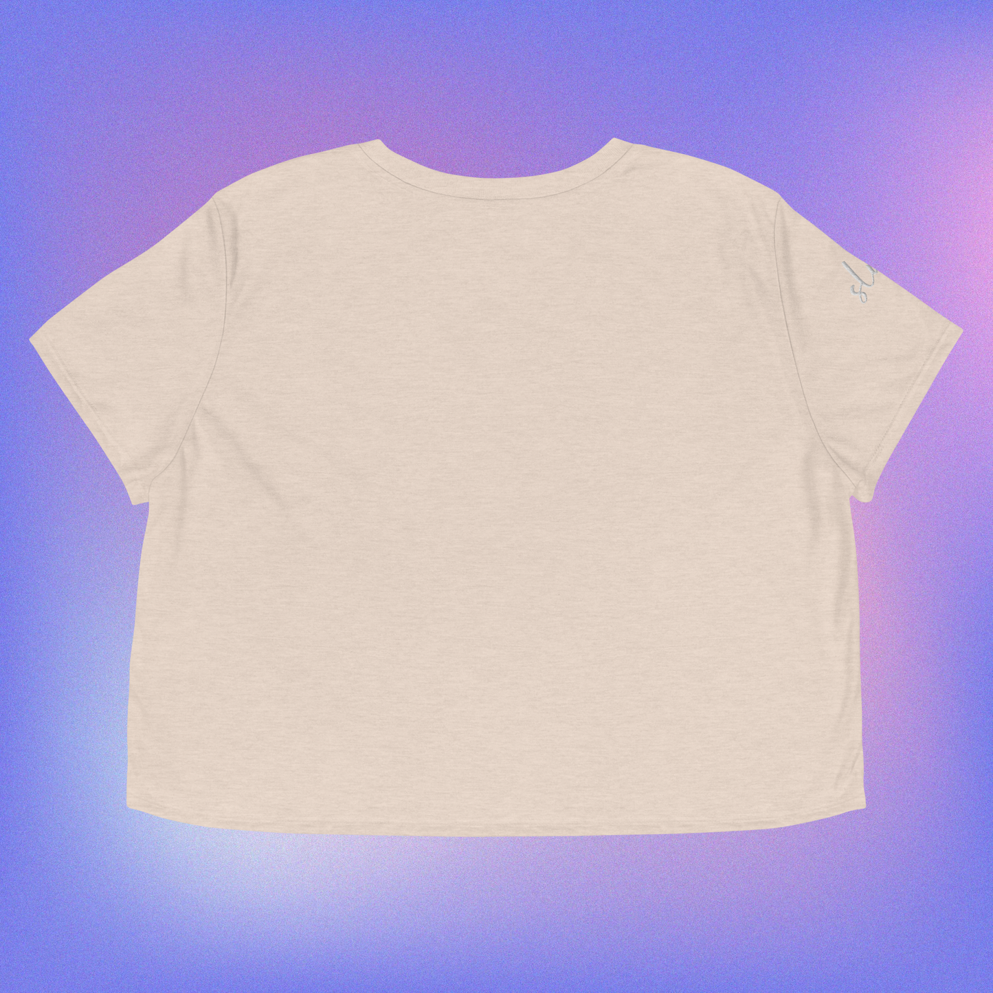 Subtle Slut Embroidered Crop Top