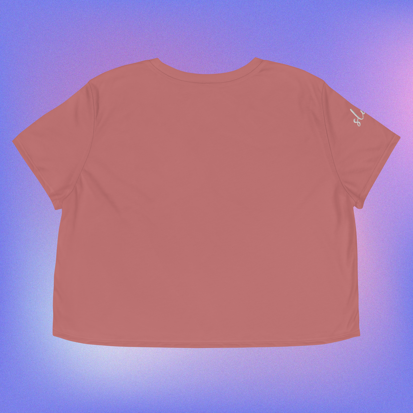 Subtle Slut Embroidered Crop Top